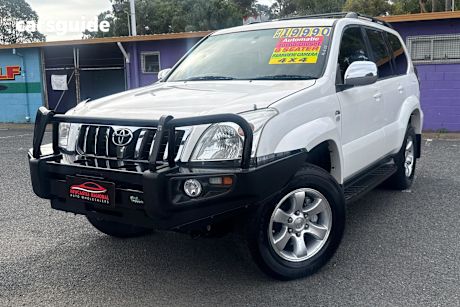 White 2007 Toyota Landcruiser Prado Wagon Gxl (4X4)