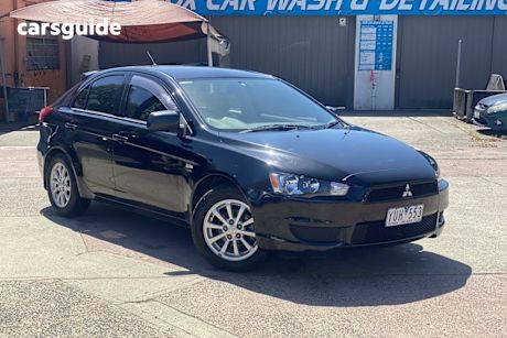 Black 2011 Mitsubishi Lancer Hatchback Sx Sportback