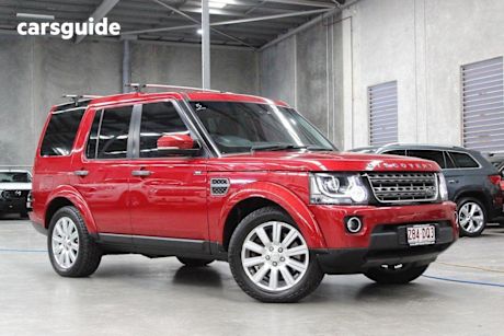 Red 2015 Land Rover Discovery 4 Wagon 3.0 Tdv6
