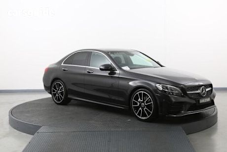 Black 2020 Mercedes-Benz C200 Sedan