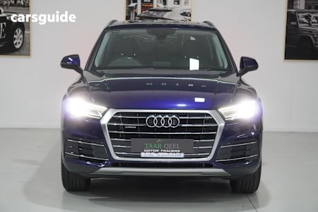 Blue 2018 Audi Q5 Wagon 2.0 Tdi Quattro Design
