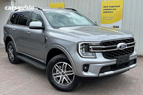 Silver 2025 Ford Everest SUV TREND 4X4