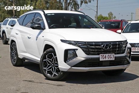 White 2021 Hyundai Tucson SUV N LINE F
