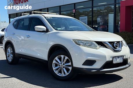 White 2015 Nissan X-Trail SUV ST 4X4