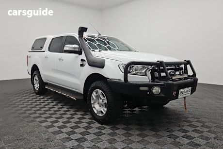 White 2018 Ford Ranger Ute Tray XLT 4X4
