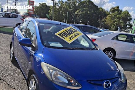 Blue 2010 Mazda Mazda2 Sedan MAXX F