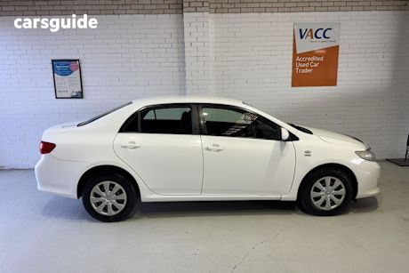 White 2007 Toyota Corolla Sedan Ascent