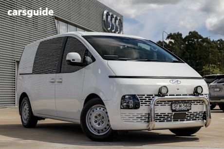 White 2021 Hyundai Staria Load Commercial F