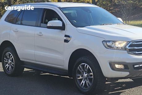 White 2018 Ford Everest Wagon Trend (4Wd 7 Seat)