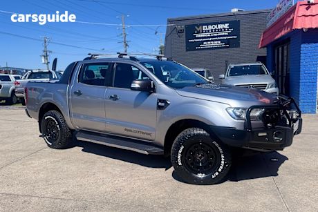 Silver 2016 Ford Ranger Ute Tray WILDTRAK 4X4