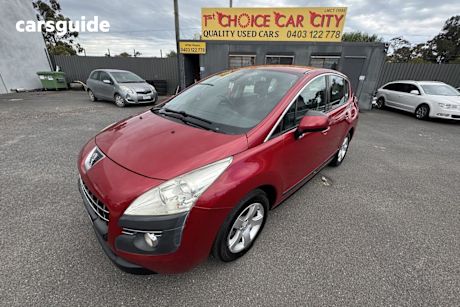 Burgundy 2011 Peugeot 3008 Wagon Xse 1.6 Hdi
