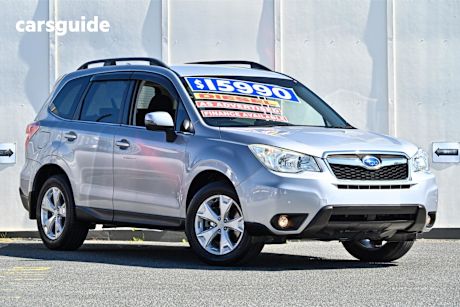 Silver 2015 Subaru Forester SUV 2.0D-L 4WD