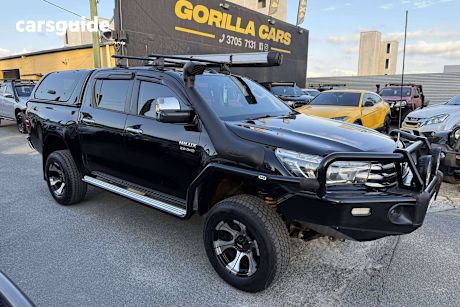 Black 2016 Toyota Hilux Ute Tray SR5 4X4