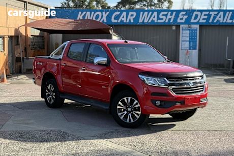 Red 2017 Holden Colorado Crew Cab Pickup Ltz (4X4)