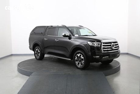 Black 2022 GWM UTE Dual Cab Utility Cannon-L (4X4)