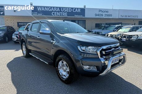 Grey 2015 Ford Ranger Dual Cab Utility Xlt 3.2 (4X4)