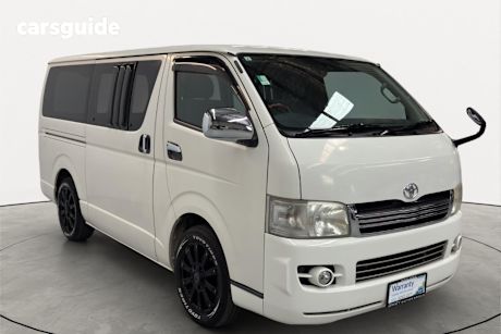 White 2009 Toyota HiAce Commercial LONG SUPER GL