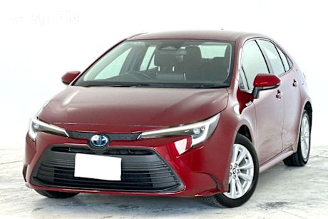 Red 2022 Toyota Corolla Sedan ASCENT SPORT HYBRID F