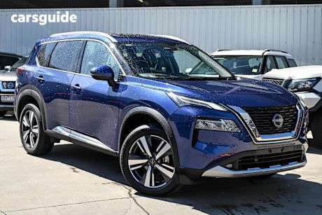 Blue 2025 Nissan X-Trail SUV TI 4X4