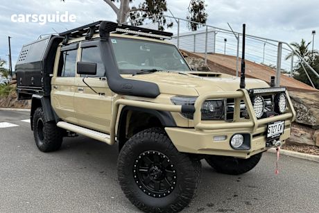 Gold 2020 Toyota Landcruiser Ute Tray GXL 4X4