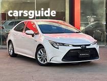 White 2021 Toyota Corolla Sedan Ascent Sport Hybrid