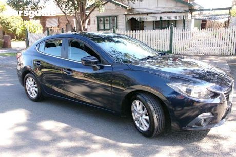 Blue 2015 Mazda Mazda3 Sedan MAXX F