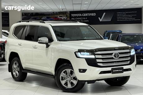 White 2023 Toyota Landcruiser SUV SAHARA 4X4