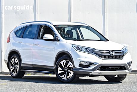 White 2015 Honda CR-V SUV LIMITED EDITION F