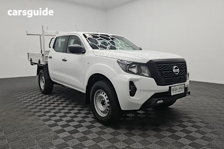 White 2021 Nissan Navara Ute Tray SL 4X4