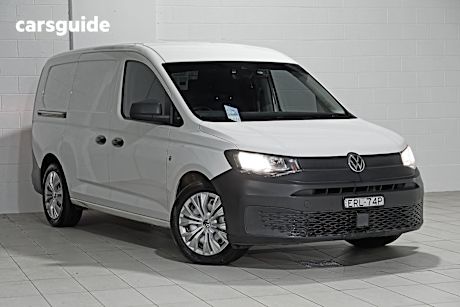 White 2021 Volkswagen Caddy Commercial TDI320 F