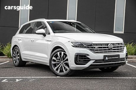 White 2020 Volkswagen Touareg Wagon V8 Tdi R-Line