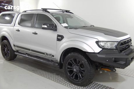 Silver 2018 Ford Ranger Dual Cab Utility Fx4 Special Edition
