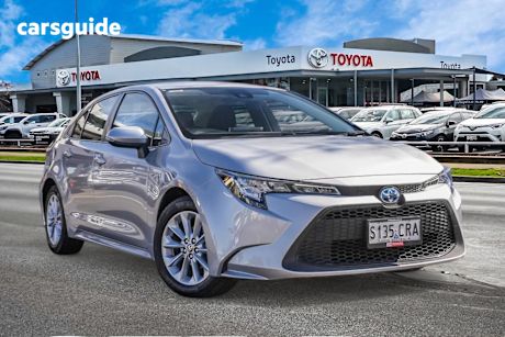 Silver 2022 Toyota Corolla Sedan ASCENT SPORT HYBRID F