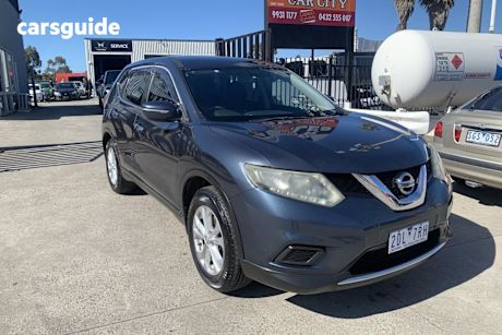 Blue 2014 Nissan X-Trail SUV ST F