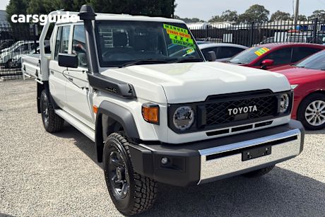 White 2025 Toyota Landcruiser Ute Tray GXL