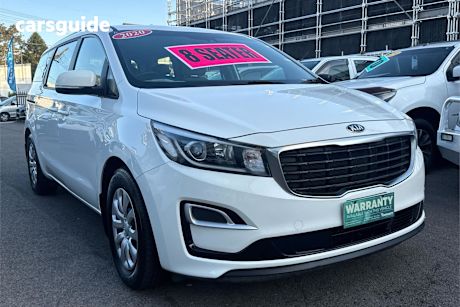 White 2020 Kia Carnival Wagon S