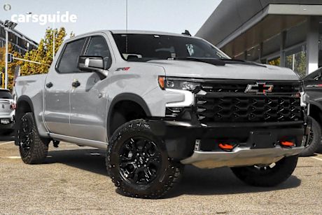 Grey 2025 Chevrolet Silverado Crew Cab Pickup 1500 Zr2