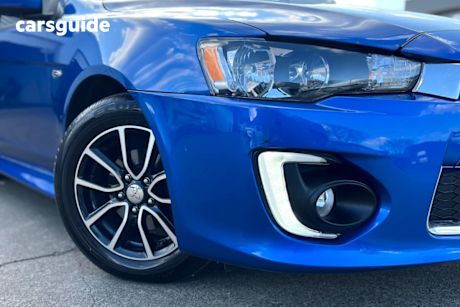 Blue 2017 Mitsubishi Lancer Sedan Es Sport