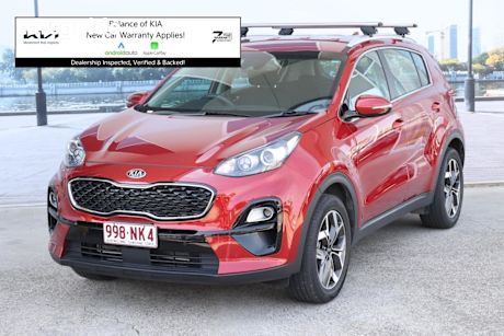 Red 2019 Kia Sportage SUV SI PREMIUM F