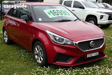 Red 2021 MG MG3 Hatch CORE F