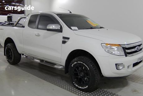 White 2014 Ford Ranger Super Cab Utility Xlt 3.2 Hi-Rider (4X2)