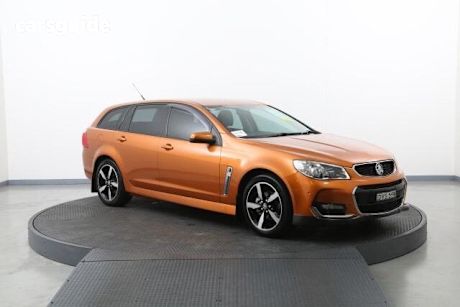 Orange 2017 Holden Commodore Sportswagon Sv6