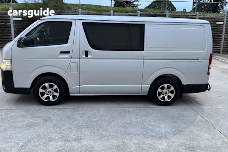 White 2018 Toyota HiAce Van Lwb