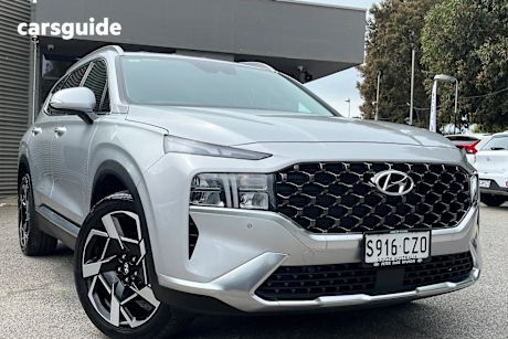 Silver 2023 Hyundai Santa FE SUV ELITE F