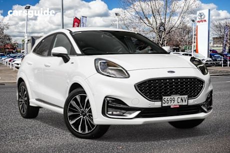 White 2023 Ford Puma SUV ST-LINE V F