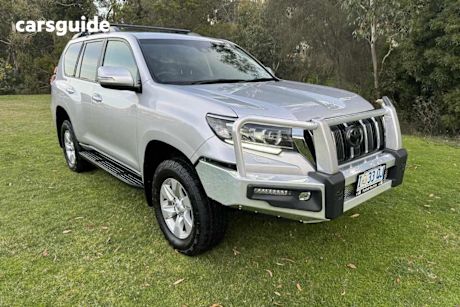 Silver 2019 Toyota Landcruiser Prado Wagon Gxl (4X4)