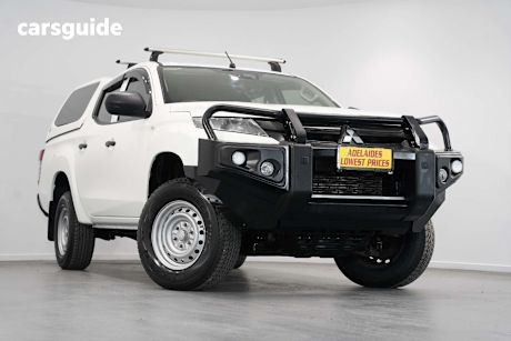 White 2020 Mitsubishi Triton Ute Tray GLX ADAS R