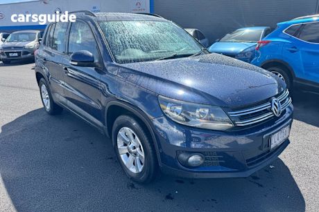 Blue 2012 Volkswagen Tiguan SUV 132 TSI PACIFIC 5NC MY12