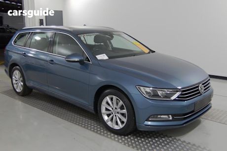 Blue 2018 Volkswagen Passat Wagon 132 Tsi Comfortline