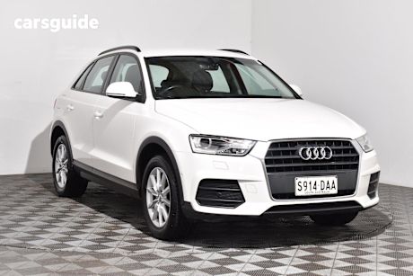White 2017 Audi Q3 SUV TFSI F